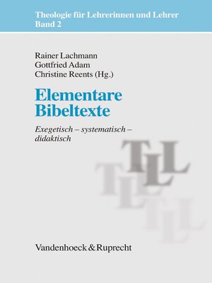 cover image of Elementare Bibeltexte